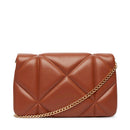 Clutch Trapuntata con Tracolla LOVE MOSCHINO linea Embossed color Noce