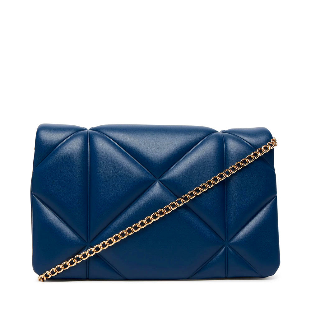 Clutch Trapuntata con Tracolla LOVE MOSCHINO linea Embossed Blu Navy