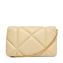 Clutch Trapuntata con Tracolla LOVE MOSCHINO linea Embossed color Burro
