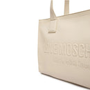 Shopping Bag Donna LOVE MOSCHINO in Ecopelle Avorio