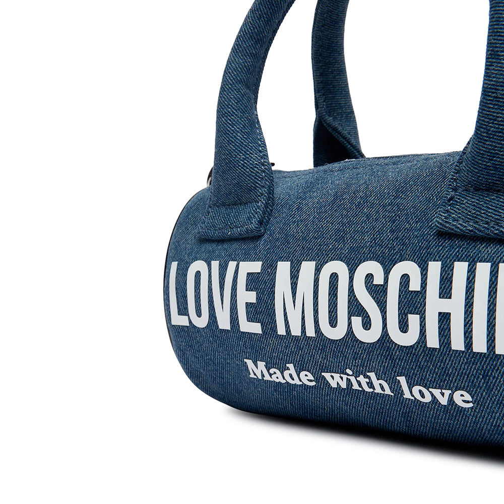 Borsa Donna Mini Bauletto LOVE MOSCHINO in Denim