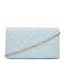 Clutch Donna con Tracolla LOVE MOSCHINO linea Smart Daily Quilted Celeste