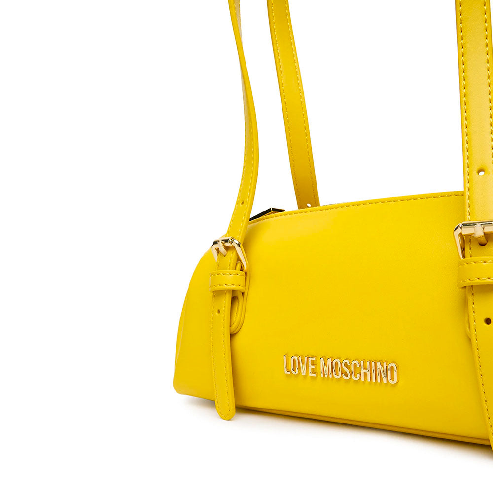 Damen-Bauletto-Schultertasche LOVE MOSCHINO Modell Smart Daily Bag in Amber