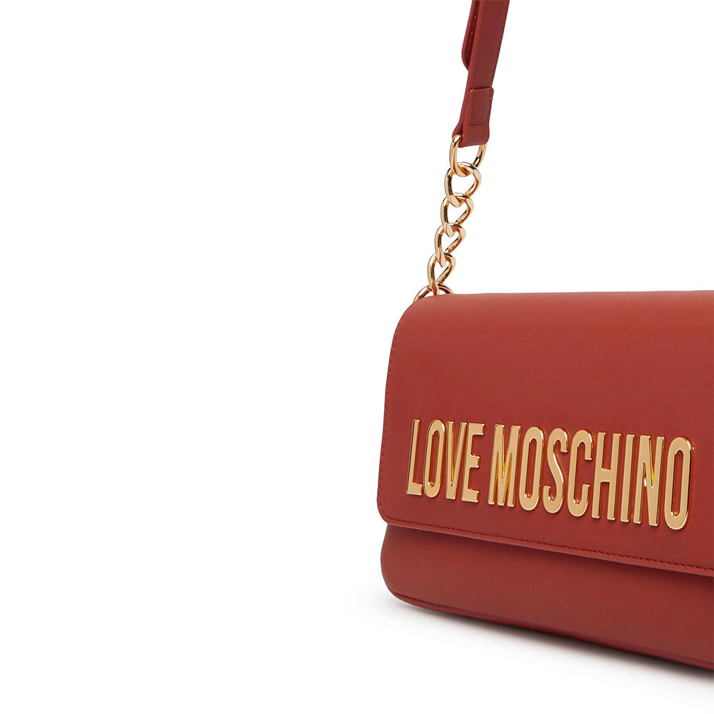 Borsa Donna a Spalla LOVE MOSCHINO linea Bold Bag color Ruggine