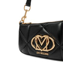 Borsa Donna Mini Sottospalla LOVE MOSCHINO linea Embossed Nera