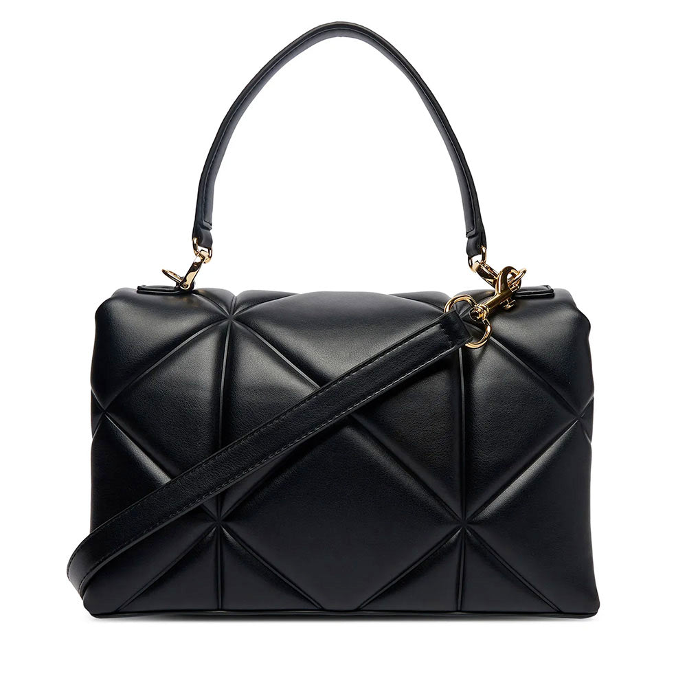 Borsa Donna a Mano con Tracolla LOVE MOSCHINO linea Embossed Trapuntata Nera