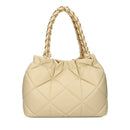 Borsa Donna Secchiello LOVE MOSCHINO linea Embossed Trapuntata color Burro