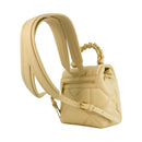Zaino Donna LOVE MOSCHINO linea Embossed Trapuntata color Burro