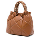 Borsa Donna Secchiello Small LOVE MOSCHINO linea Embossed Trapuntata color Cuoio