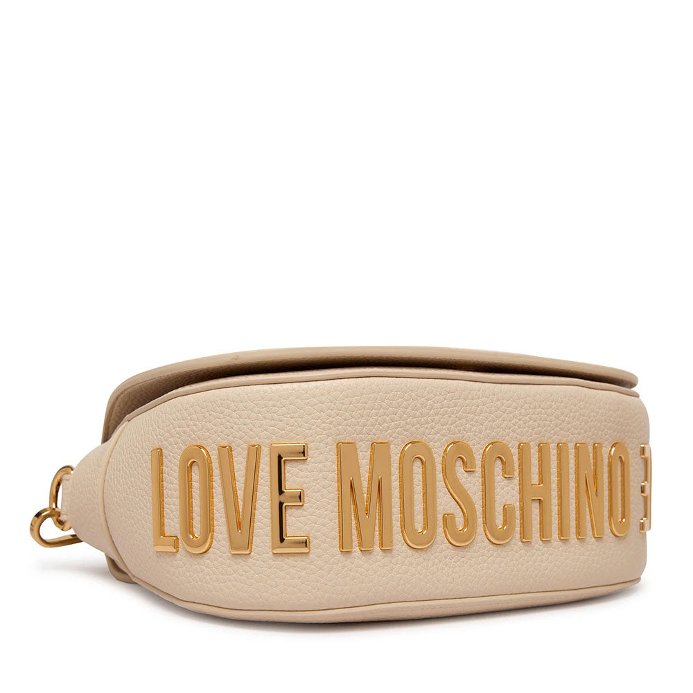 Damen-Umhängetasche LOVE MOSCHINO Modell Giant Logo in Ivory