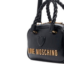 Bauletto Mini Donna LOVE MOSCHINO linea Twirl in Pelle Nera