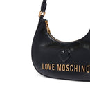 Mini Hobo Bag Donna LOVE MOSCHINO linea Twirl in Pelle Nera