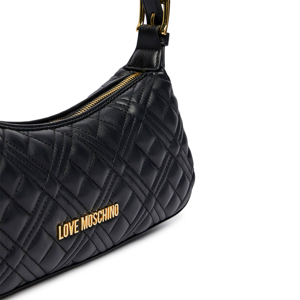 Borsa Donna a Spalla LOVE MOSCHINO in Ecopelle Trapuntata Nera