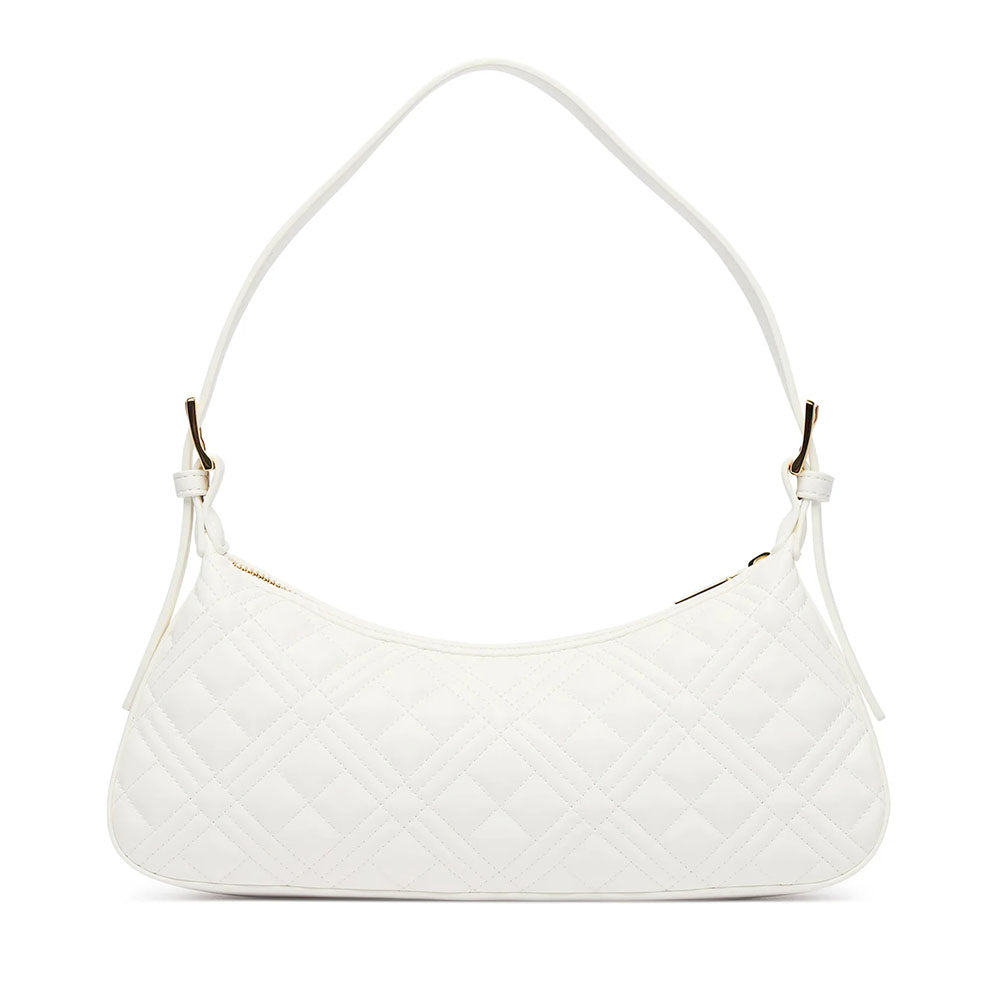 Borsa Donna a Spalla LOVE MOSCHINO in Ecopelle Trapuntata Bianca