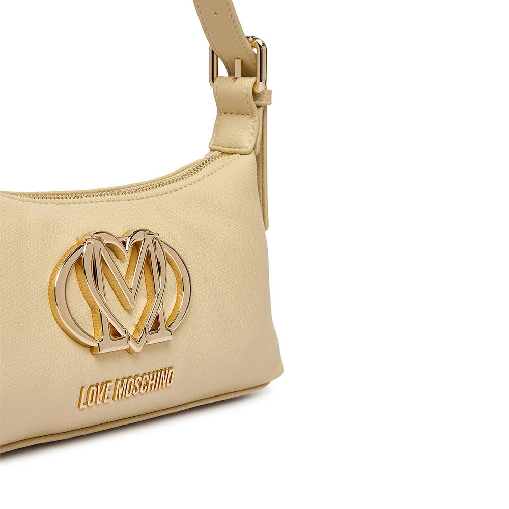 Borsa Sottospalla Donna LOVE MOSCHINO in Ecopelle color Burro