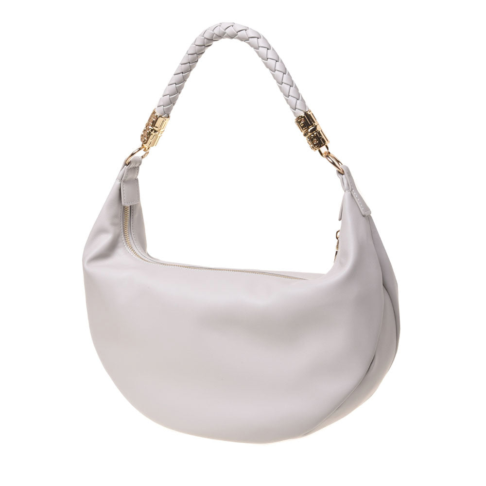 Hobo Bag Donna LOVE MOSCHINO in Ecopelle color Ghiaccio