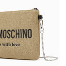 Pochette Donna LOVE MOSCHINO in Canvas color Oro