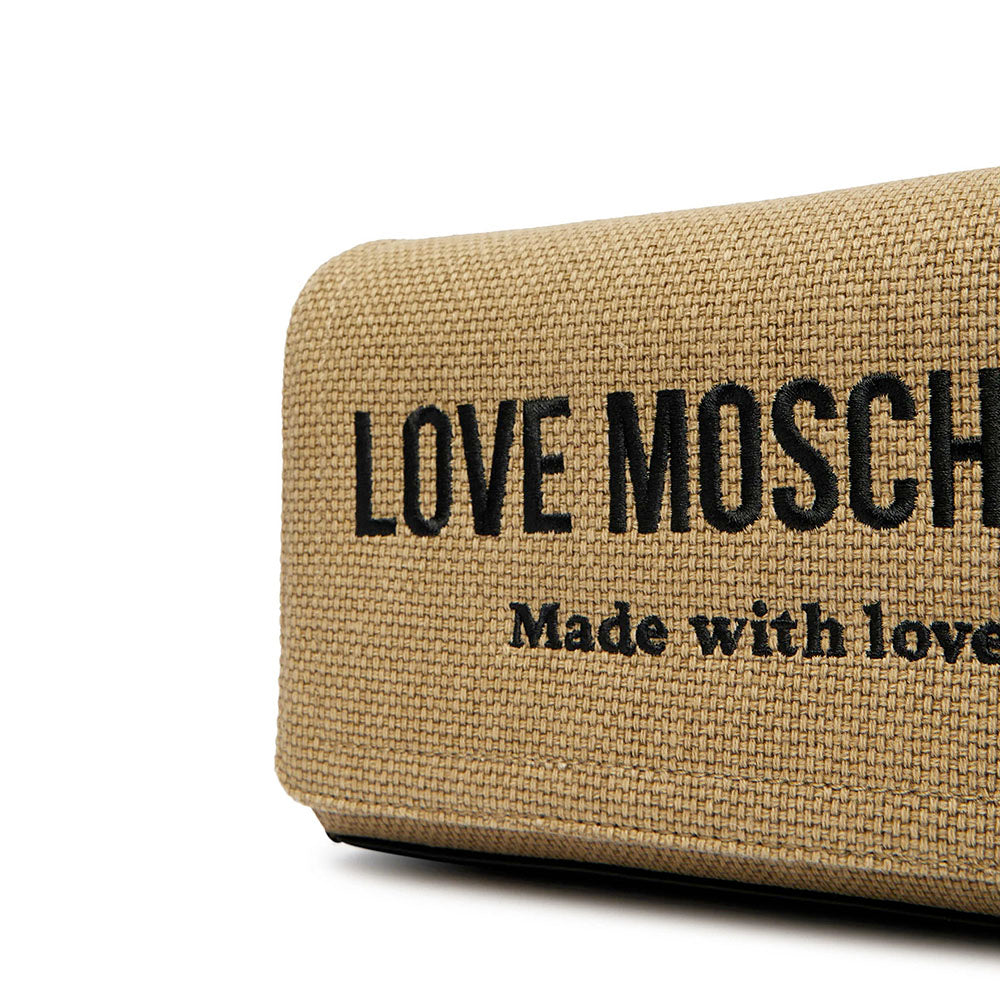 Clutch Donna LOVE MOSCHINO in Canvas color Oro