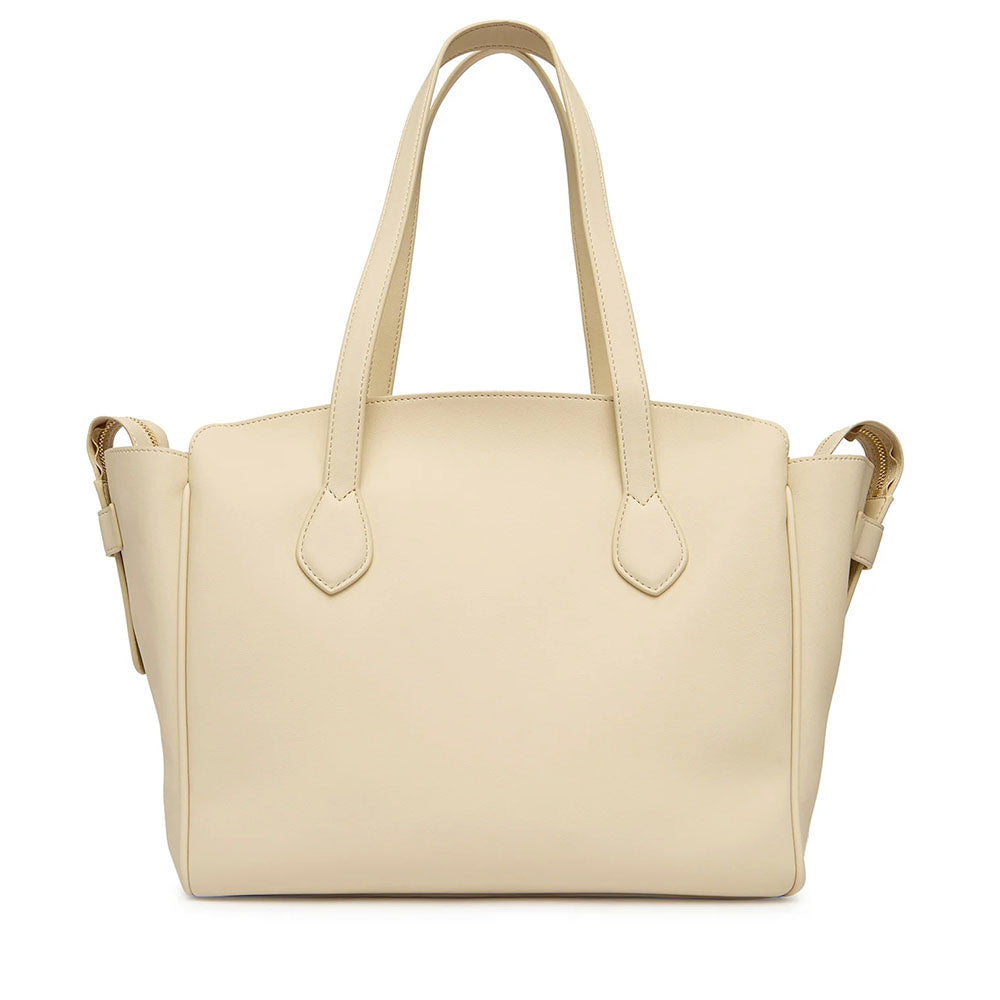 Shopping Bag Donna con Pochette LOVE MOSCHINO linea Bold Bag Avorio
