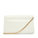 Clutch con Tracolla LOVE MOSCHINO in Vernice Bianca