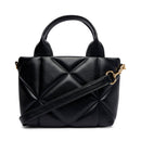 Damen-Handtasche Mini LOVE MOSCHINO Linie Embossed Schwarz