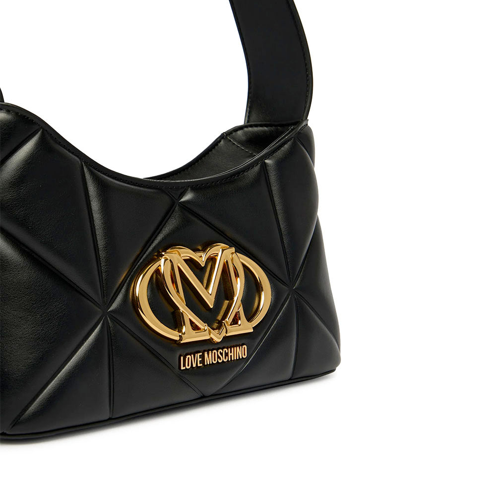 Borsa Donna Sottospalla LOVE MOSCHINO linea Embossed Nera