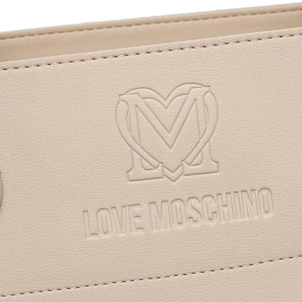 Borsa Donna Bauletto a Spalla LOVE MOSCHINO Avorio