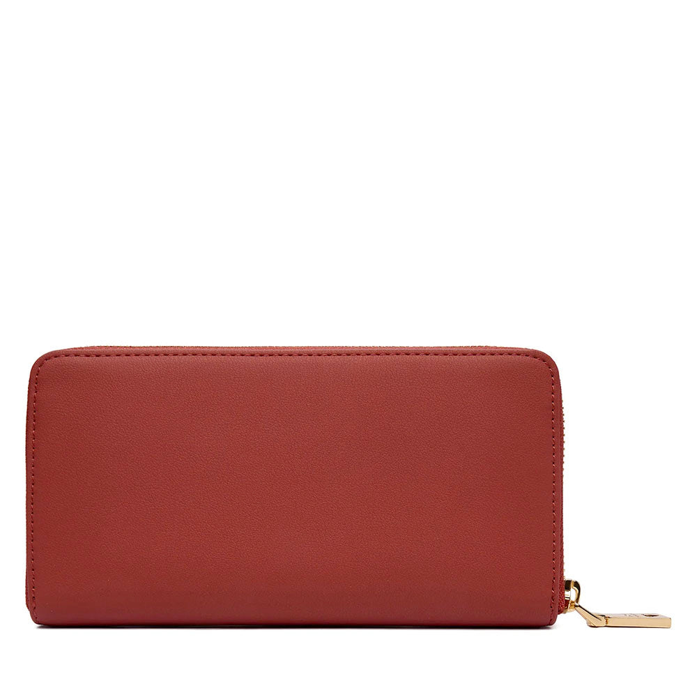 Portafoglio Donna Zip Around LOVE MOSCHINO linea Bold Love color Ruggine