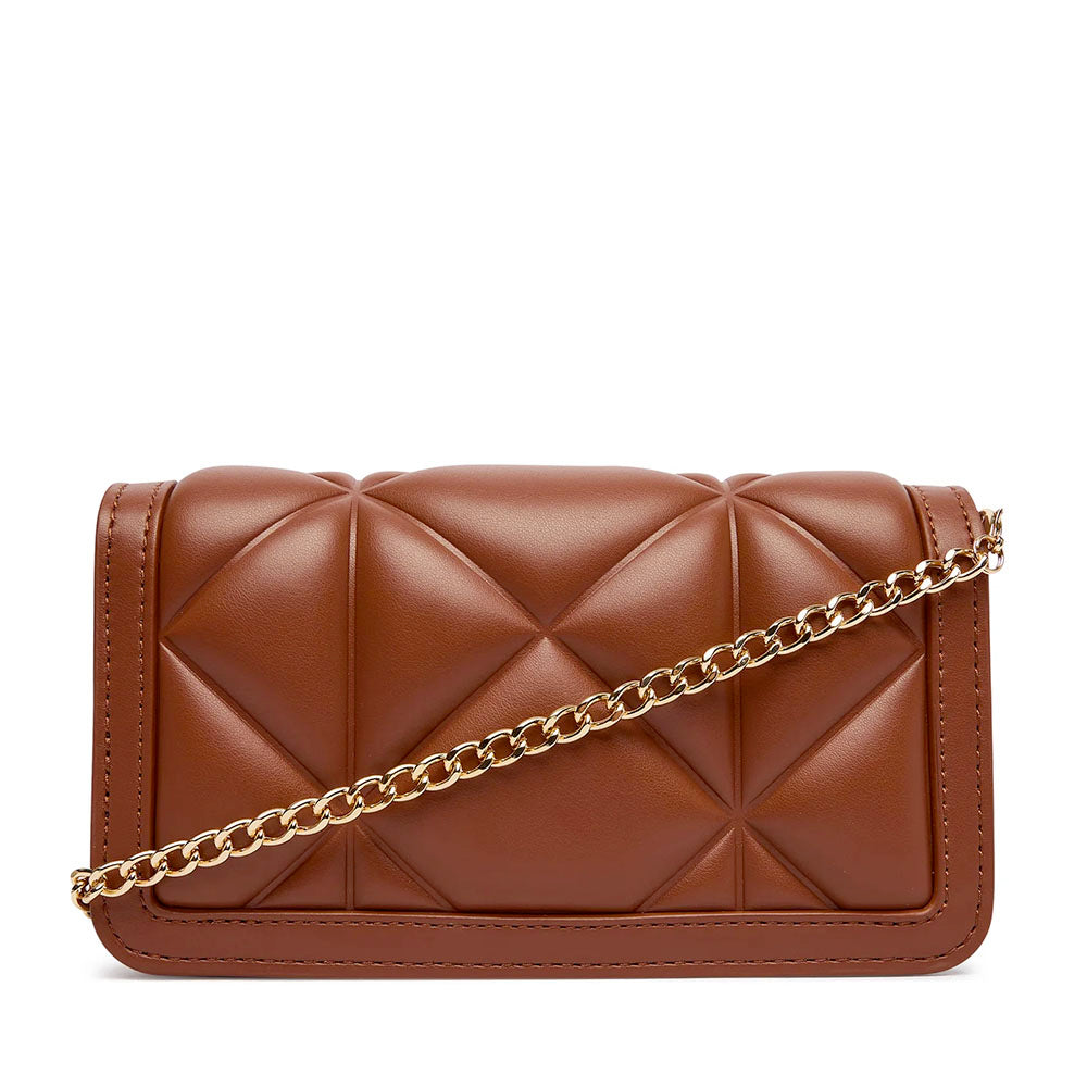 Clutch Trapuntata Donna LOVE MOSCHINO linea Embossed color Noce