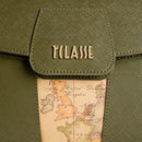 Borsa Donna a Mano con Pattina 1A Classe Alviero Martini linea Windy City Verde Muschio LD29