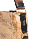 Borsa Donna a Tracolla 1A Classe Alviero Martini linea Soft Ranch in Tessuto Soft Geo Classic e Nero LG05