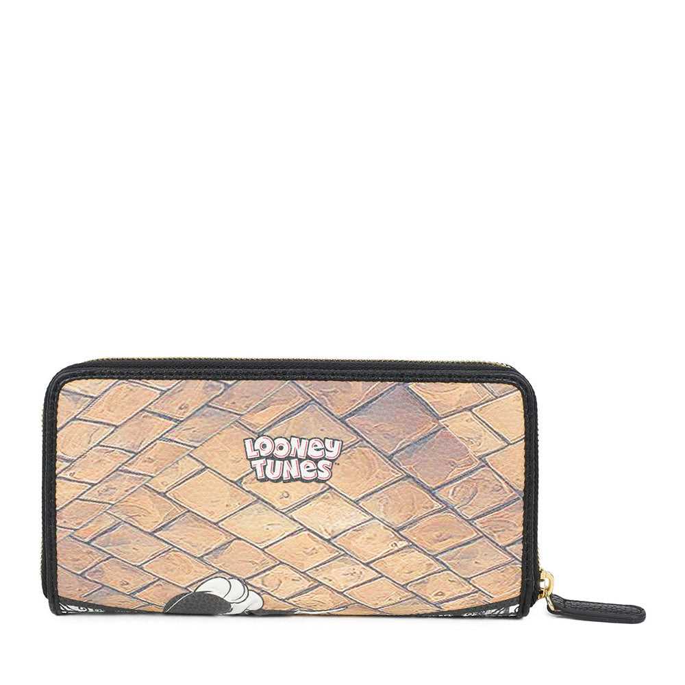 Portafoglio Donna Zip Around BRACCIALINI linea Cartoline LT stampa Londra