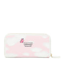 Portafoglio Donna Zip Around BRACCIALINI linea Cartoline LT stampa Roma