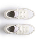 Sneakers Donna WUSHU RUYI Master 651 in Nylon e Suede Cloud Dancer