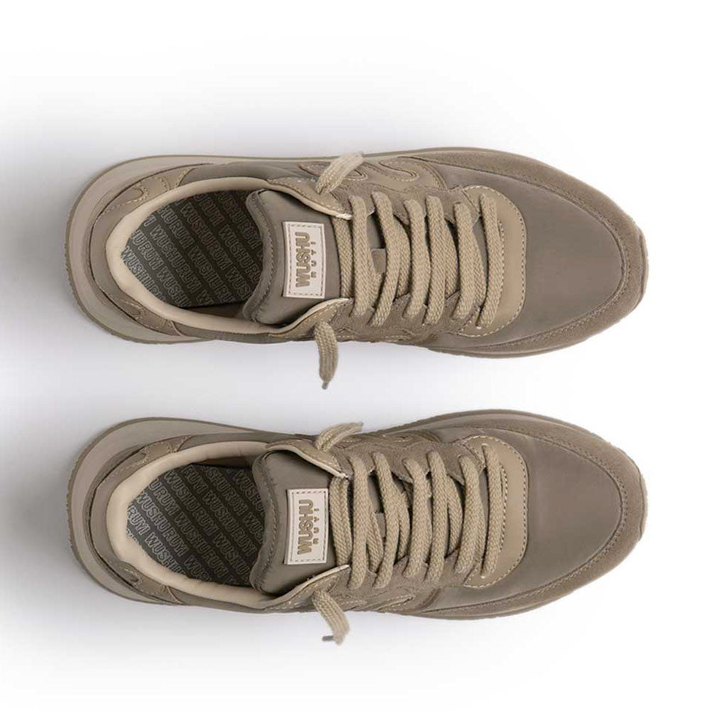 Sneakers Uomo WUSHU RUYI Master 664 in Nylon e Suede Army Birch