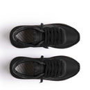 Sneakers Donna WUSHU RUYI Master 715 in Nylon e Suede Dark Black