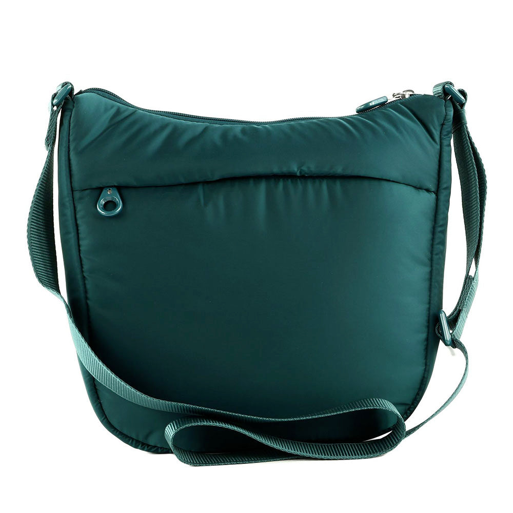 Women's Medium Padded Nylon Crossbody Bag MANDARINA DUCK MD20 BALLOON in Rain Forest