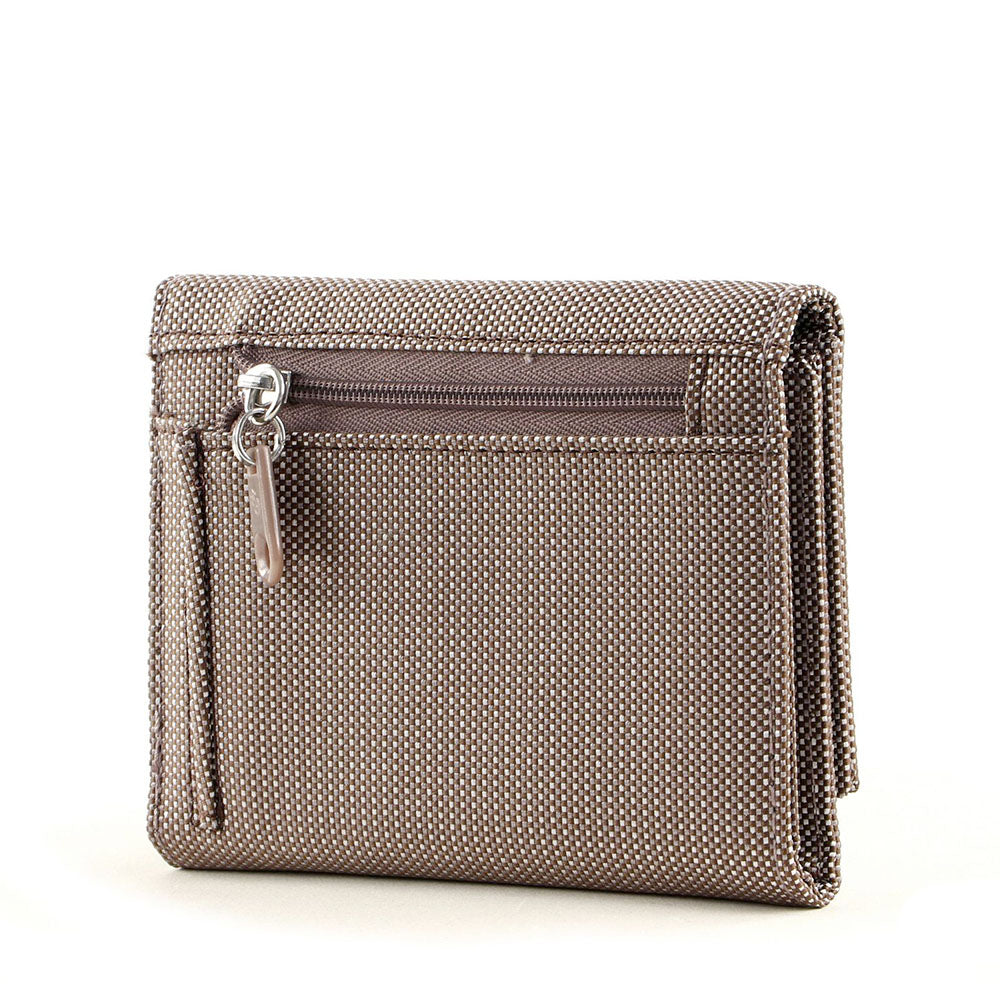 Portafoglio Donna Small MANDARINA DUCK linea MD20 in Tessuto colore Taupe