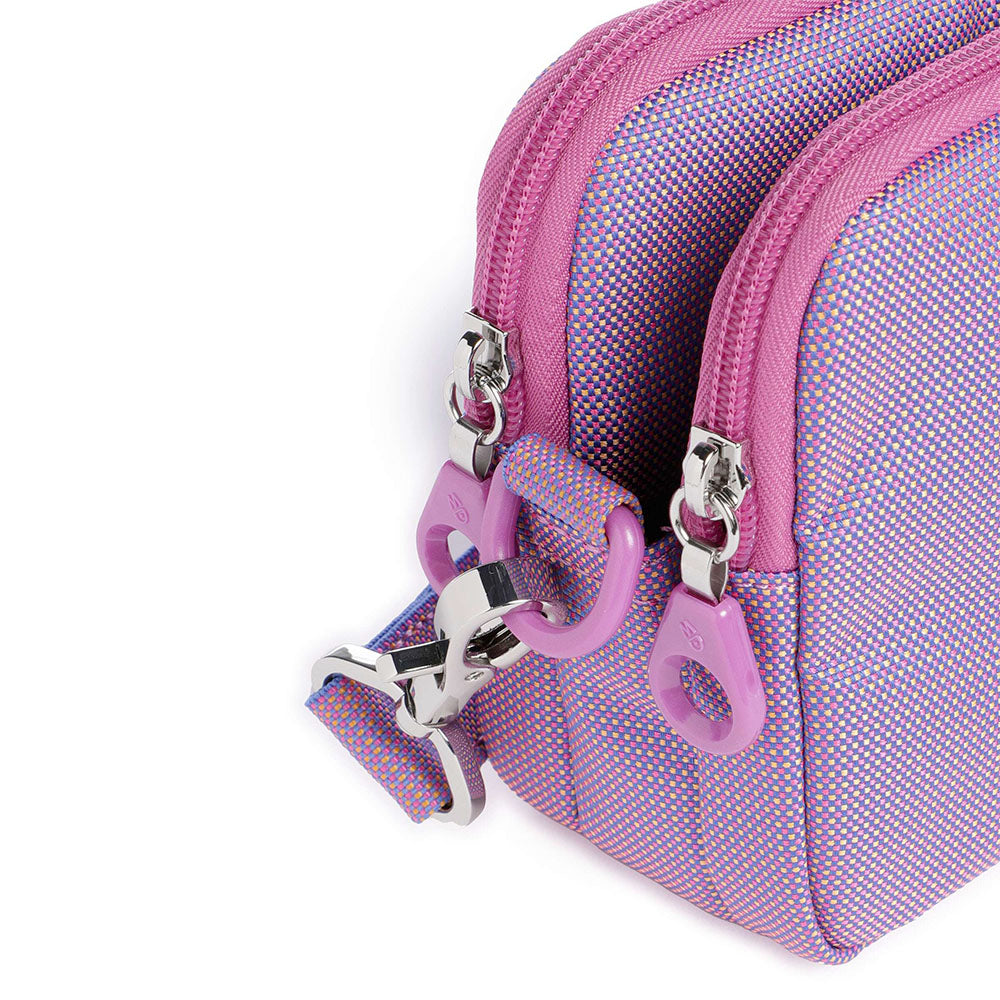 Borsa Donna a Tracolla Mini MANDARINA DUCK linea MD20 in Tessuto Colore Sushi Flower