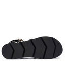 Sandali Donna PATRIZIA PEPE Girl linea Fly Micro Alto in Eco Nappa Nera con Borchie