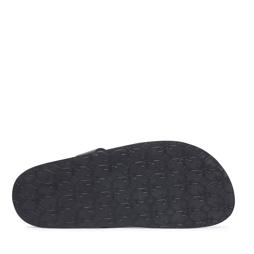 Ciabatte Doppia Fascia Gioiello PATRIZIA PEPE Girl linea Fly Birkilux in Pelle Nera