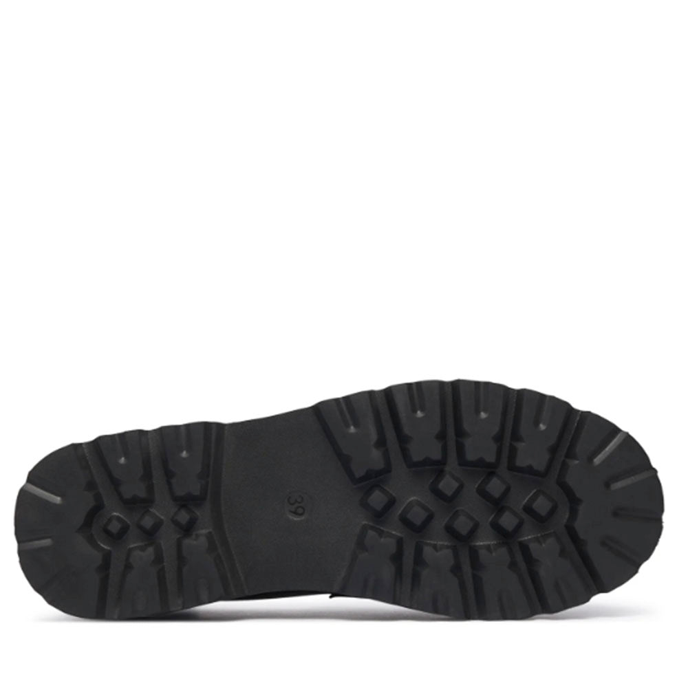 Mocassini Platform PATRIZIA PEPE Girl linea Fly Cult Strass in Pelle Nera