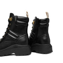 Anfibi Donna LIU JO Andrea 02 in Pelle Nera con Dettagli Bold
