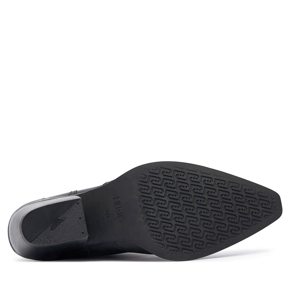 Stivaletti Donna Modello Texano LIU JO linea Austin 03 in Pelle Nera