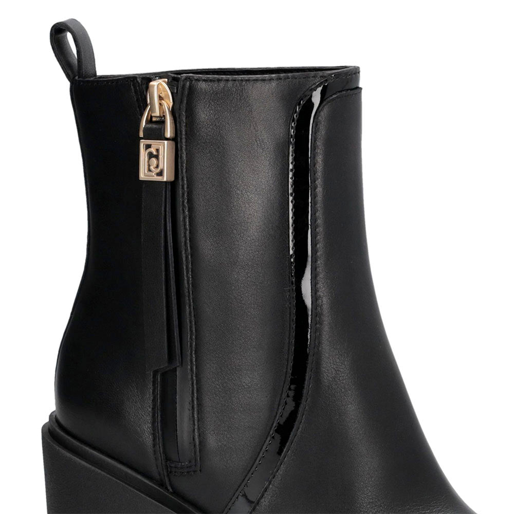 Stivaletti Donna con Tacco LIU JO Ruby 14 in Pelle Nera