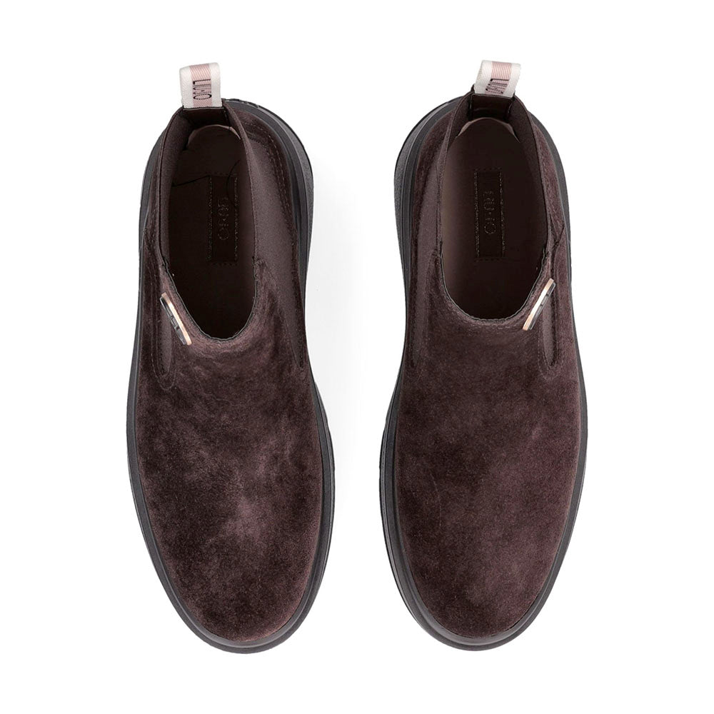 Stivaletti Platform Donna LIU JO Andrea 09 in Suede color Moka