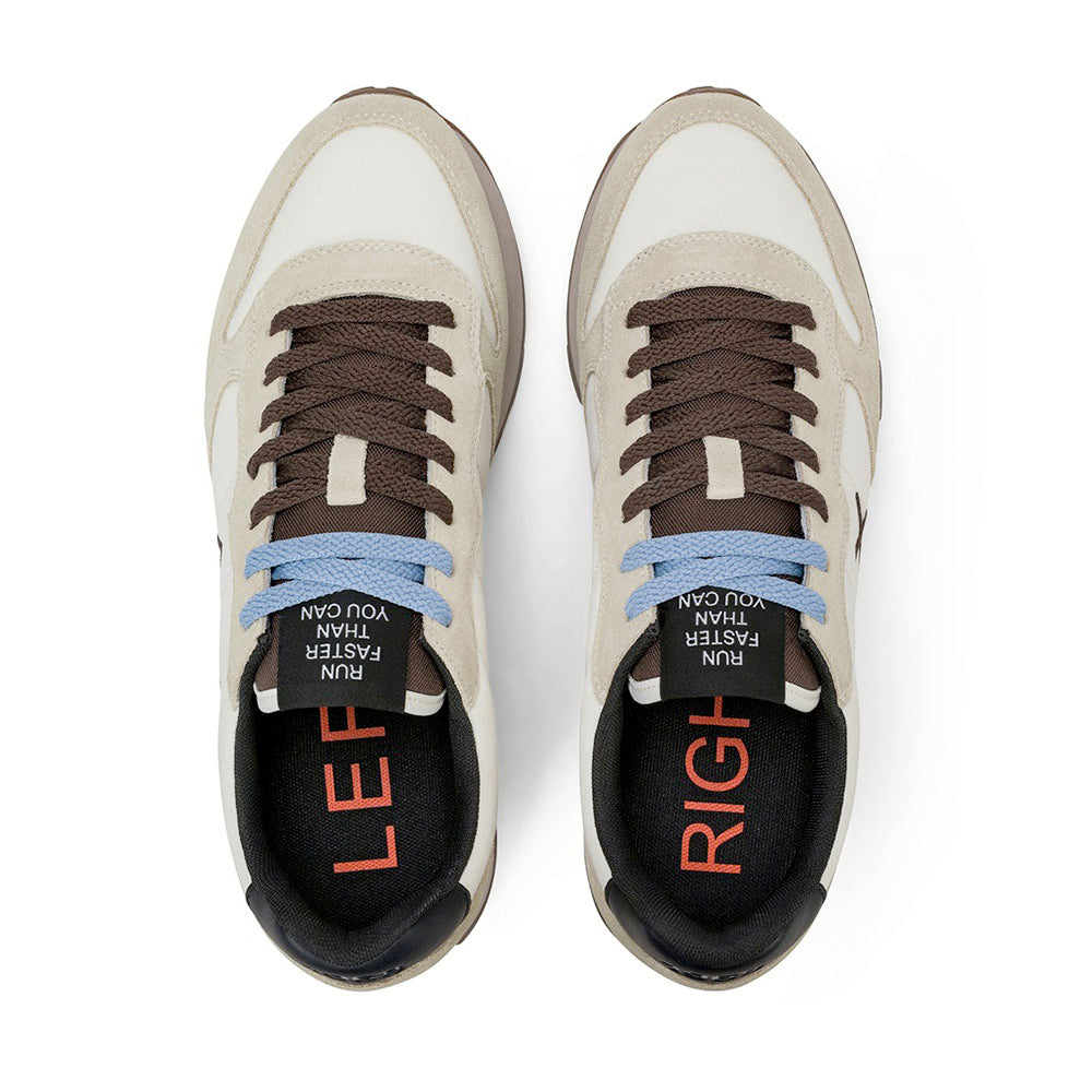 Sneakers Uomo SUN68 Tom Solid Bianco Panna - Z46101