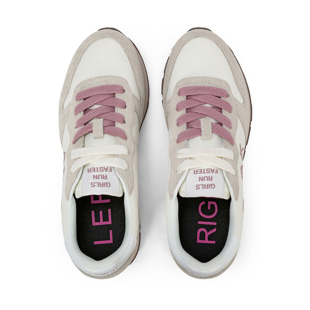 Sneakers Donna SUN68 Ally Solid Bianco Panna - Z46201