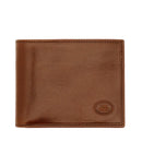Portafoglio Uomo con Portamonete con Zip THE BRIDGE In Pelle Marrone linea Story