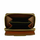 Portafoglio Donna con Bottone THE BRIDGE linea Ginevra in Pelle Marrone